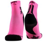 Calze X-Bionic Run Discover Ankle rosa fucsia nero - 42-44
