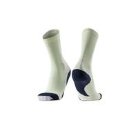 X-Socks Run Discover Crew Calzini - Ventilazione Ottimale e Stabilizzazione per Runner, Canale di Aerazione, Supporto Muscolare e Comfort per Lunghe Distanze - Neolime/Nero, 35-38