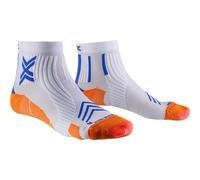 X-SOCKS RUN EXPERT ANKLE calzini da corsa (BIANCO/ARANCIONE/BIANCO) 45-47