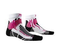 X-Socks Run Speed Two Women Socks, Donna, Arctic White/Opal Black, 35-36