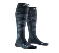 X-Socks Ski Control 4.0 Calze da sci avanzate per sciatori esperti e principianti, con filati Hi-Tech per prestazioni e sicurezza migliorate - Nero/Charcoal, 45-47
