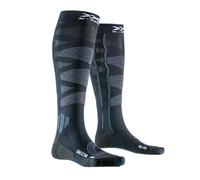 X-Socks Ski Control 4.0 Calze da sci avanzate per sciatori esperti e principianti, con filati Hi-Tech per prestazioni e sicurezza migliorate - Nero/Charcoal, 39-41