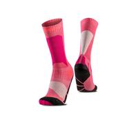 X-SOCKS Ski Discover OTC Junior - Calze da sci per bambini per un maggiore comfort, prestazioni ottimali e durata sulle piste per i giovani sciatori - Rosa chiaro/Sabbia chiaro, 31-34