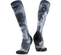 X-Socks - Calze da sci - Ski Expert Wild OTC Tiedye Black/White in Pelle - Taglia 39-41 - Nero