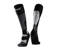 X-Socks Snowboard Discover OTC - Calze da Snowboard ad Alte Prestazioni con O-Ring Bandage, Comfort e Supporto Ottimizzati per Snowboard e Sport Invernali. - Nero/Grigio chiaro, 39-41