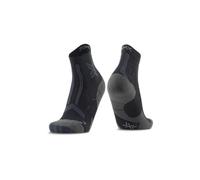 X-Socks Trailrun Discover Ankle Socks - comfort e protezione per trail running, con rete traspirante, controllo della temperatura e design resistente per avventure all'aperto - Nero/Charcoal, 39-41
