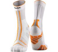 X-Socks - Calzini trail running - Trailrun Terraskin Expert Crew White/Blazing Orange - Taglia 42-44 - Bianco