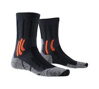 X-Socks Trek Dual Socks Socks, Unisex - Adulto, Granite Grey/Bonfire Orange, 39-41