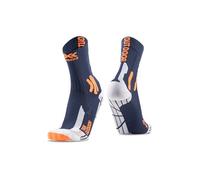 X-Socks Trek Outdoor 4.0 - Calzini da trekking avanzati per uomo e donna, maggiore comfort e protezione per escursioni prolungate e attività all'aperto - Blu/Arancione, 39-41