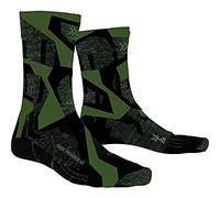 X-Socks Trek Pioneer Light Socks, Unisex - Adulto, Forest Green/Modern Camo, 35-38