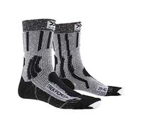 X-Socks Trek Pioneer Socks Socks, Unisex - Adulto, Opal Black/Flocculus White, 45-47