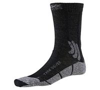 X-Socks Trek Silver Socks, Unisex - Adulto, Opal Black/Dolomite Grey Melange, 39-41