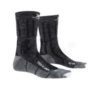 X-Bionic Calze Trek X Linen - Miscela di lino, Raffreddamento e protezione migliorati - Grigio 35-38