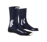 Calze X-Bionic Trek X Merino blu navy nero bianco - 42-44