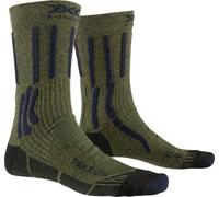 X-Socks X-Bionic 4.0 TREK X CTN Calze da trekking da Uomo - Comfort e durata migliorati con tecnologie brevettate per le avventure di trekking ed escursionismo - Verde/Blu, 39-41