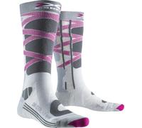 X-SOCKS Ski Control 4.0 Lady - Donna - Grigio / Rosa - Taglia 37/38- modello 2024