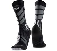 X-Socks - Calze da sci di fondo in Lana - X-Country Perform Merino Crew Black/Grey in Pelle - Taglia 45-47 - Nero
