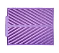 X Tappetino termico grande scolapiatti in silicone da 13 16 per cucina, sala da pranzo e bar, scolaposate per piano di lavoro (viola, taglia unica)
