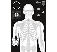 X-Targets Target Wega Defensive Target* | 50 x 70 cm | carta 120 g/m² | ideale per sparare la difesa della Wega | diverse zone di colpo per un allenamento perfetto (5 pezzi)