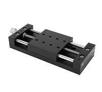 X Tavolino scorrevole con manopola di regolazione fine Tavolo con piattaforma di rifinitura manuale SP80A DB80 80x80mm, X Tavolino lineare per apparecchiature ottiche, Tavolo