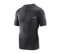 X Tech Sport Design, Maglia Energy Manica Corta, Maglia Tecnica 4 Stagioni, Super Traspirante con Ioni d’Argento, Ideale per Sport e Outdoor (IT, Testo, XXL, 3XL, Regular, Regular, Nero)