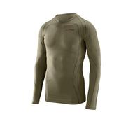 X Tech Sport Design Predator 3 Maglia Tecnica Girocollo, Grammatura Media, Termoregolante e Traspirante, Multisport Outdoor, Verde Militare (IT, Testo, XXL, 3XL, Regular, Regular)