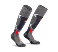 X Tech Sport Design XT174 Calza Tecnica in Lana Merino, Spessore Medio Pesante, Outdoor Invernale Temperature Basse, Rinforzi e Durata (IT, Numero, 39, 42, Regular, Regular, Grigio)