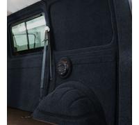x-Trem Stretch Feltro Nero 2x8m Abitacolo per Camper Smontaggio Filzverkleidung