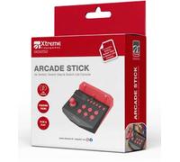 Xtreme Videogames Arcade Stick 95652 per Switch (Lite/OLED) con cavo Turbo Ergonomico Nero/Rosso