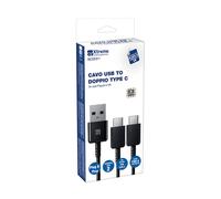 Xtreme - Cavo Usb To Doppio Type C-nero Xtreme