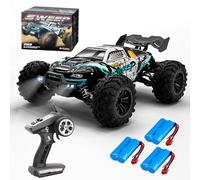 X-Verse 16101 PRO Auto Telecomandata Con Motore Brushless, 70KM/H Macchina Telecomandata RC Drift Car, 2,4 GHz 1:16 4WD Radiocomandata Monster Truck Buggy, Regalo per Bambini Adulti, 3 Batterie (Blu)