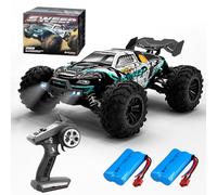 X-Verse 16101PRO Auto Telecomandata Con Motore Brushless, 70KM/H Macchina Telecomandata RC Drift Car, 2,4 GHz 1:16 4WD Radiocomandata Monster Truck Buggy, Regalo per Bambini Adulti, 2 Batterie (Blu)