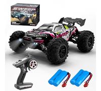 X-Verse 16101PRO Auto Telecomandata Con Motore Brushless, 70KM/H Macchina Telecomandata RC Drift Car, 2,4 GHz 1:16 4WD Radiocomandata Monster Truck Buggy, Regalo per Bambini Adulti, 2 Batterie (Rosso)
