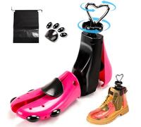 x-vesolje Barella per scarpe da donna e uomo, 2 vie, lunghezza e larghezza, estensore per scarpe unisex per piedi larghi, S (Donna Taglia 6-10, Uomo 5-9 ) 1 Pz Rosso, 5-9 M US, 6-10 W US