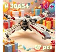 X-Wing Starfighter polybag 30654 Set di blocchi da costruzione adatti per regali di compleanno compatibili con particelle Legoed, 87 pezzi.