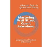 X Y Wang Mastering Wall Street Quant Interviews (Tascabile)
