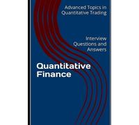 X Y Wang Quantitative Finance (Tascabile)