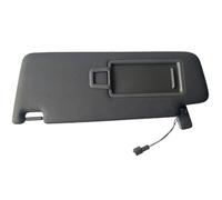 X1/X2 Interior Black Sun Visor, for VW for Golf 7, 7.5, for GTI, R Line, for Jetta MK7, for GLI, for Skoda for Octavia 3 A7, RS, for Seat for Ibiza, Part Number 5G0857551, 5G0857552CJ.(Left-Black)