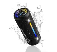 X10 Cassa Bluetooth Potente 25W con Doppio Driver Luce LED Show 24H Autonomia