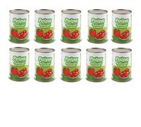 X10 Confezioni Polpa di pomodori a cubetti 400 g
