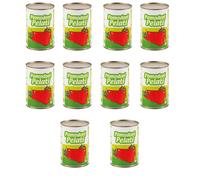 X10 Confezioni POMODORI PELATI INTERI IN SUCCO DI POMODORO 400 g