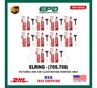 X10 Elring Dirko HT 705.708 Guarnizione Sigillante 70ml Red 315 Gradi IN Motore