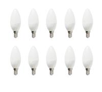 X10 LAMPADINA VTAC CANDELA LED 6W/5.5W E14 OLIVA OPACA LAMPADA LUCE FREDDA