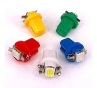 X10 Luci T5 B8.5D Led Cruscotto Tuning Lampade Strumenti Colore Blu 12V