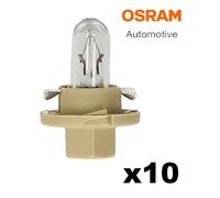 X10 2452MFX6 Osram 1.5W 12V BX8.4d Lampadine Cruscotto Strumento Luce Originale