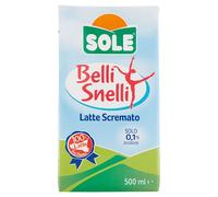 X10 Sole Belli Snelli Latte Scremato 100% Latte Siciliano 500 ml
