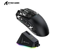 X11 Attack Shark Mouse Da Gioco Wireless 1K Hz PAW3311 Caricatore Docking RGB Ma