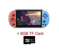 (X12-BR 8G TFcard1093)X12 1000+ Videogiochi Console portatile per PSP Retro Dual Rocker Joystick