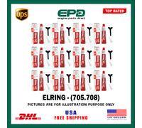 X12 Elring Dirko HT 705.708 Guarnizione Sigillante 70ml Red 315 Gradi IN Motore