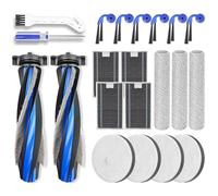 X12 OmniCyclone Kit di accessori di ricambio compatibile con Ecovacs Deebot X12 OmniCyclone Robot Aspirapolvere/2 Spazzole Principale/4 Filtro HEPA/3 Roller Mop/6 Spazzole Laterali/4 Filtro Spugna